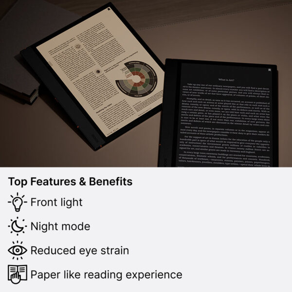 BOOX Note Air 4 C - Night mode vs Day mode