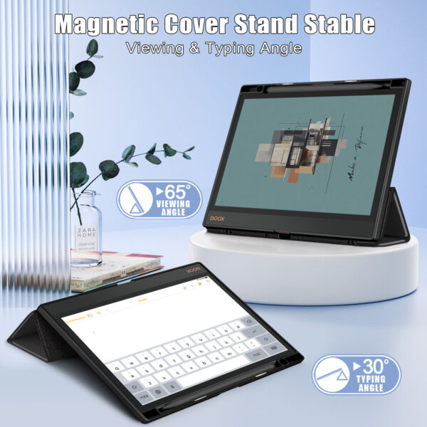 Einktab Cover Case for BOOX Note Air 4C/Air3/Air 3C (Built-In Pen Holder)