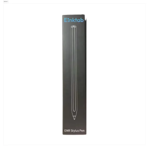 Einktab EMR Stylus Pen(Magnetic, with 5 Extra Tips & Eraser) - Image 2
