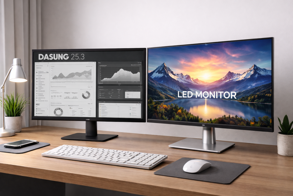 E ink Monitor VS LED Monitor