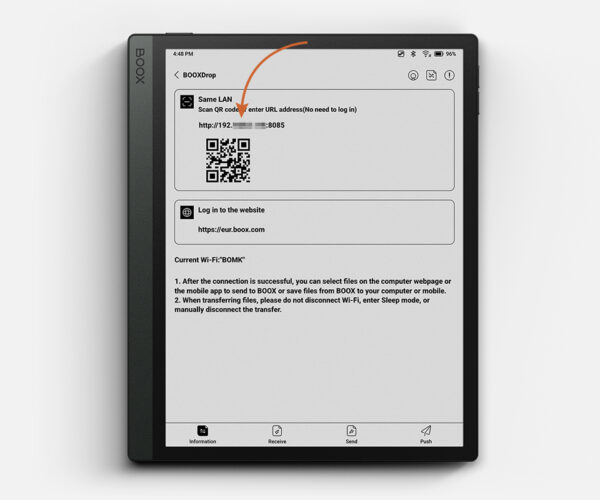 Booxdrop How to Send Files to BOOX Wirelessly Using BooxDrop