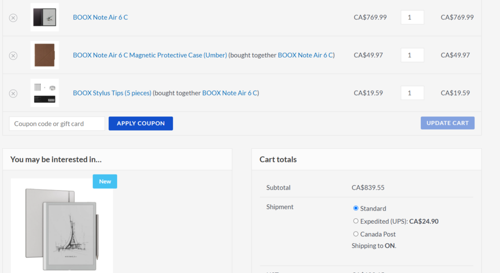 Buy BOOX from E inktab